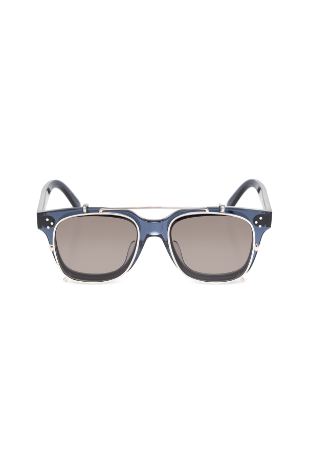 Navy blue Optical glasses with clipon lenses Celine Vitkac GB